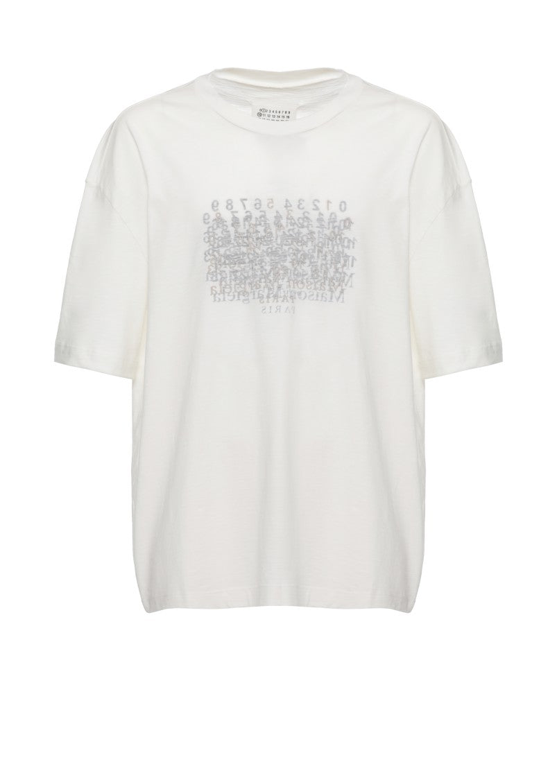 Maison Margiela White Four Stitches Cotton T-Shirt
