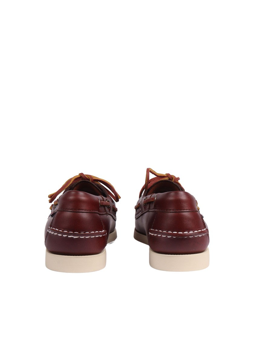 Sebago Brown Portland Waxed Leather Loafers