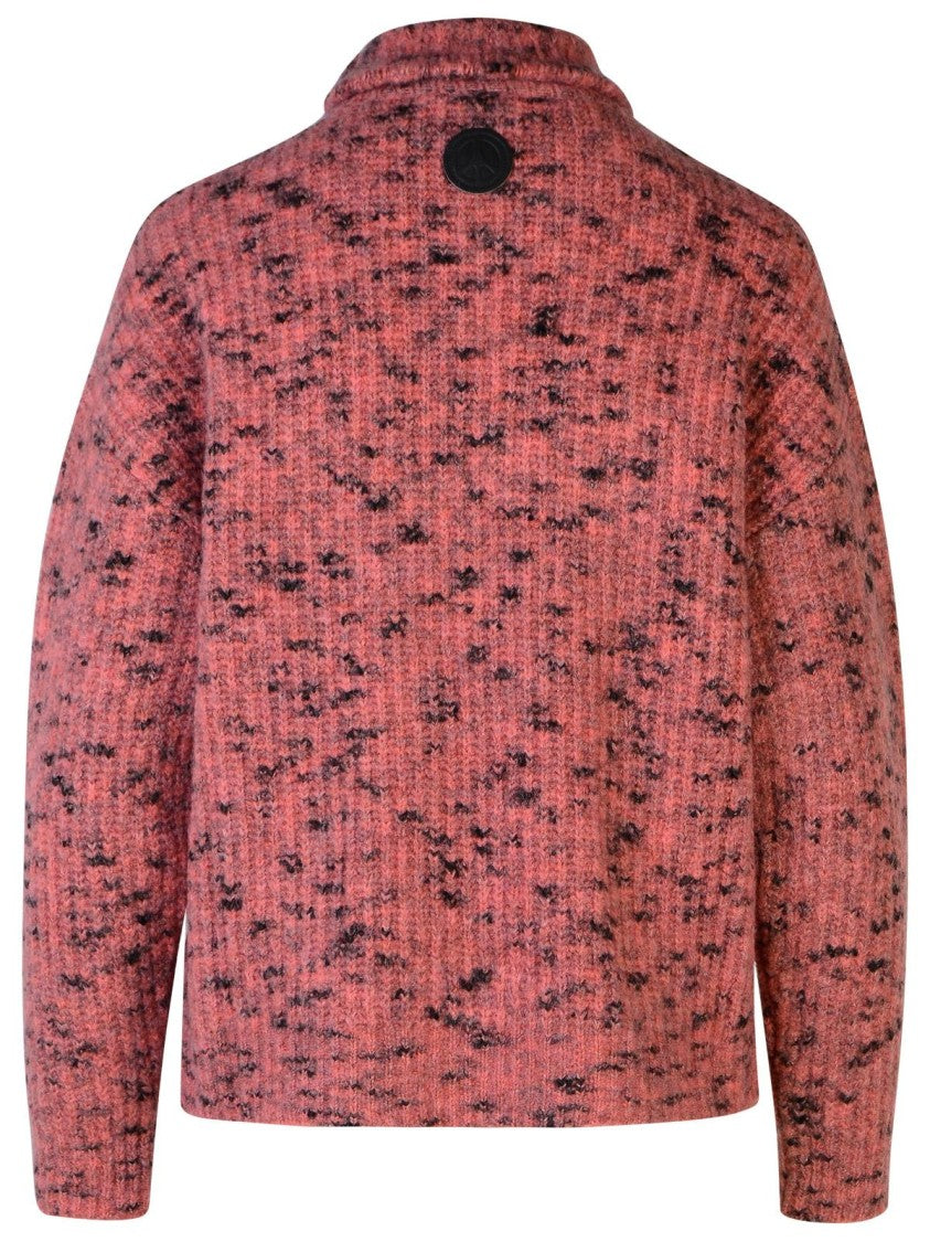 Moschino Jeans Pink Wool Blend Turtleneck Sweater