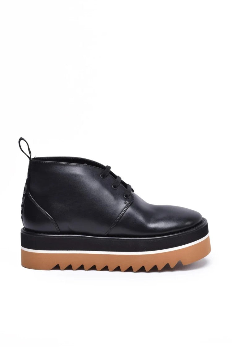Stella Mccartney Wedge Boot Rubber Sole - Black