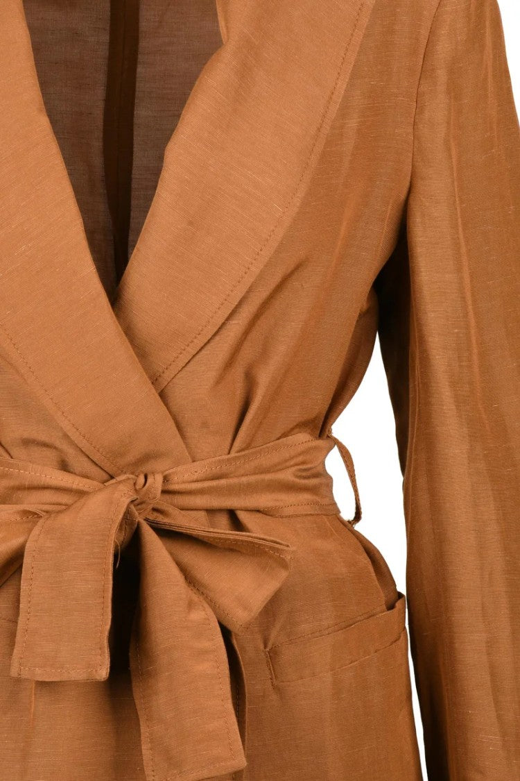 Pennyblack Aleggio Robe Jacket - Brown