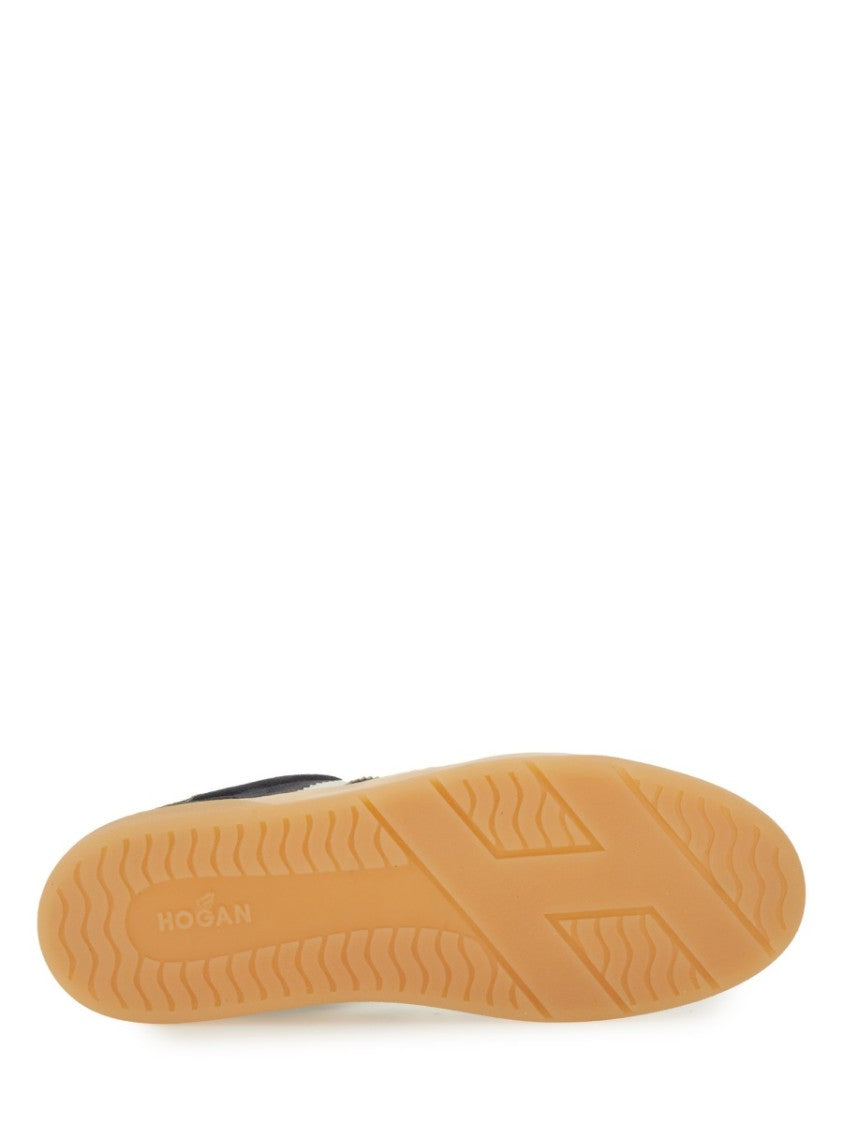 Hogan Cool Minimalistic Low-Top Calfskin Sneakers