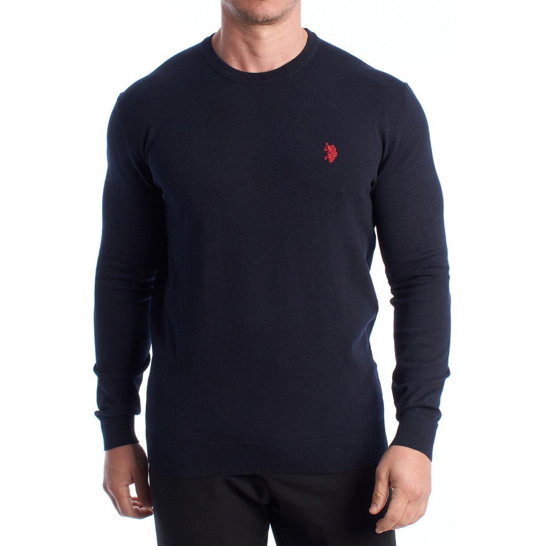 U.S. Polo Assn. Medium-Weight Crew Neck Sweater