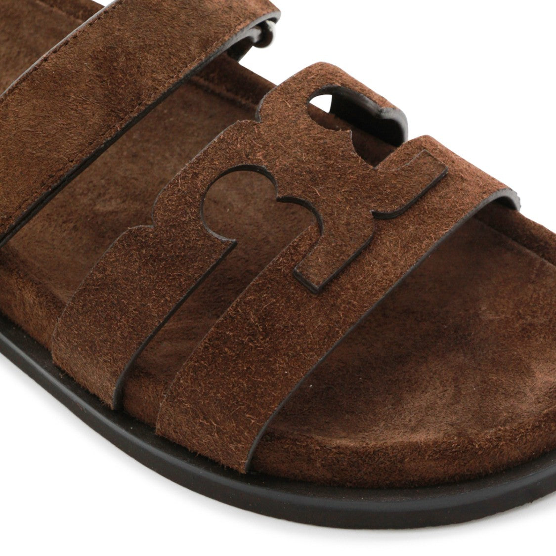 Tory Burch Brown Leather Sandals