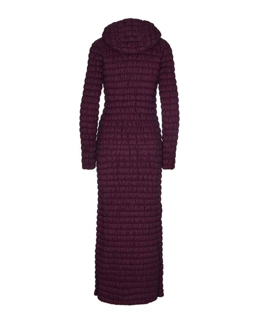 K-Way R&D Tech-Padded Long Coat With Contrasting Full-Zip Closure