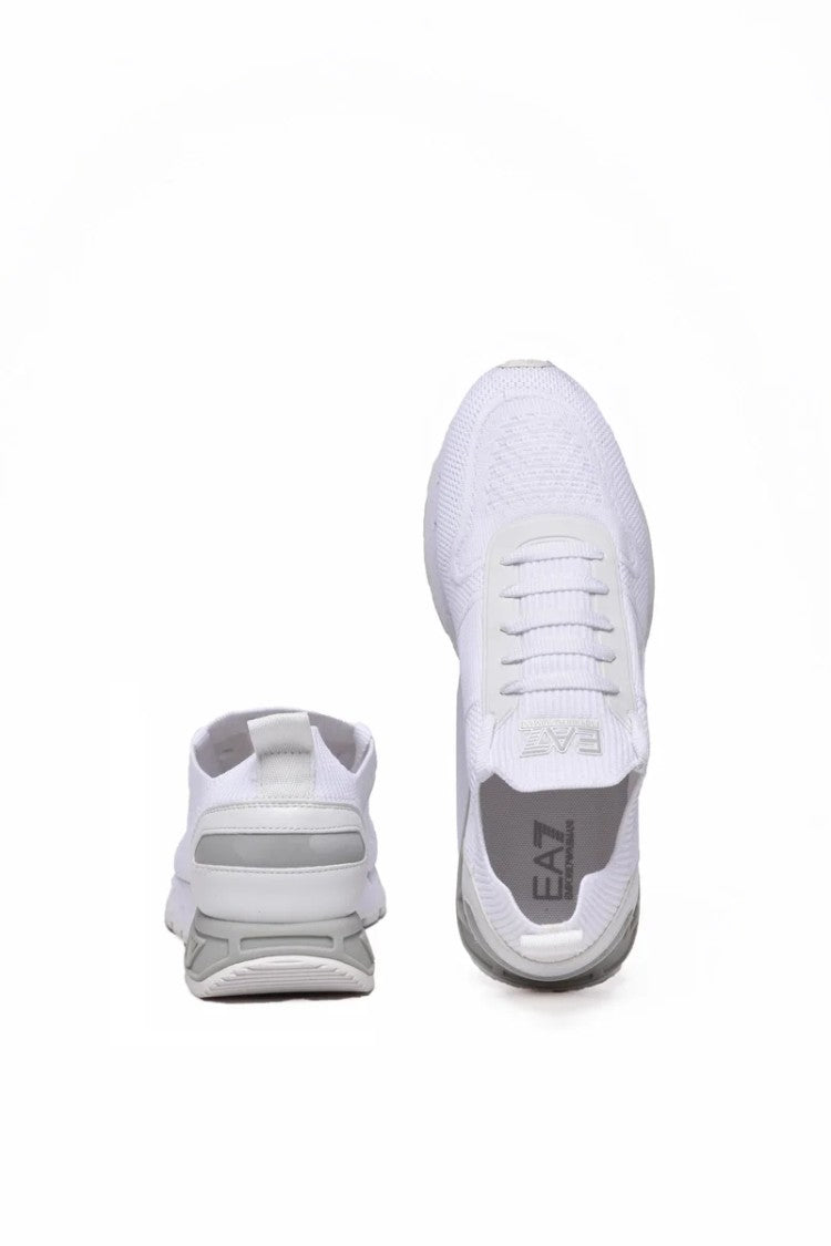 Ea7 Emporio Armani Low-Profile Sneakers With Knitted Upper