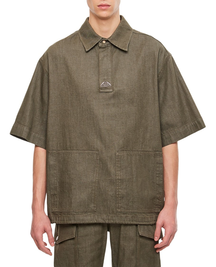 Alexander Mcqueen Denim Cotton Shirt