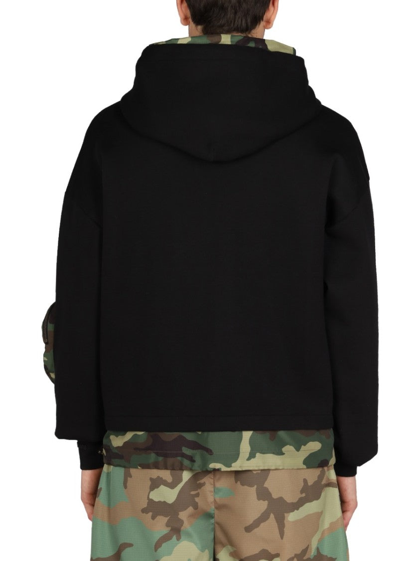 Dolce & Gabbana Sweatshirt With Camo Accents