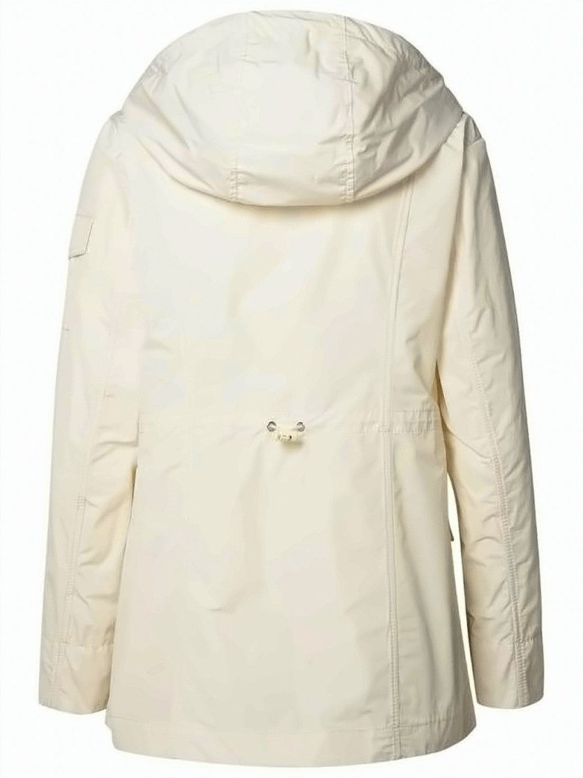 Moncler Relaxed-Fit Short Coat With Adjustable Hood And Signature Pockets