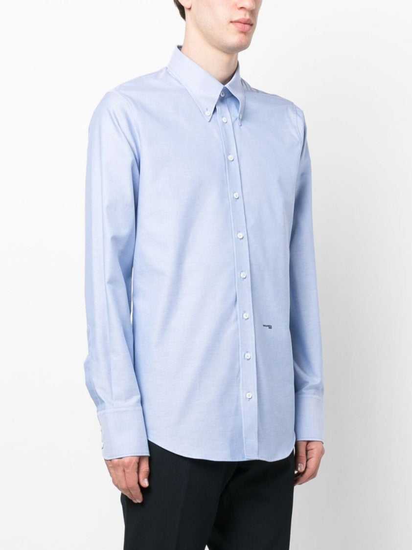 Dsquared2 Logo-Print Long-Sleeve Shirt