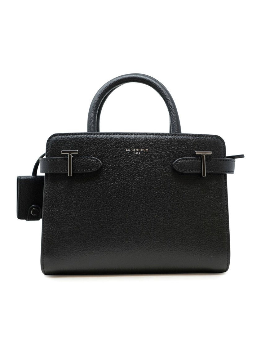 Le Tanneur Temi1614n01 Black Leather Mm Casual Bag