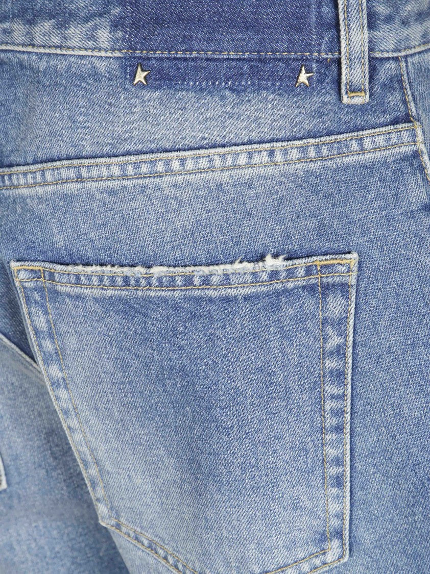 Golden Goose Loose Medium Blue Washed Denim Jeans