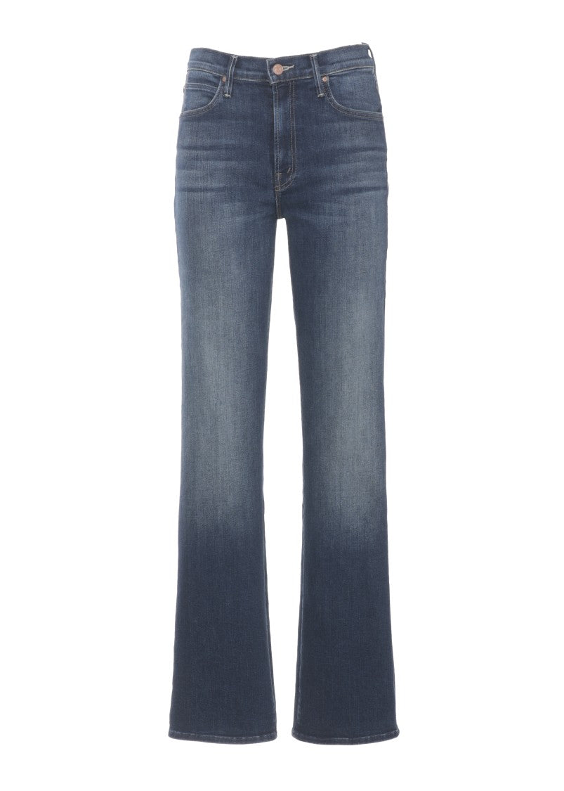 Mother Blue Five Pockets Cotton Jeans