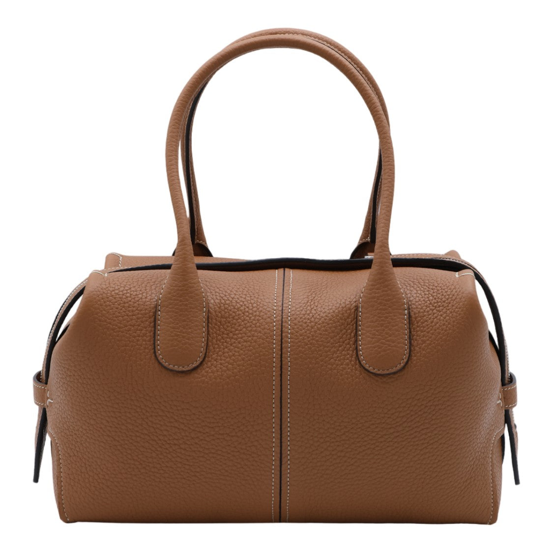Tod's Rectangular Structured Handbag With Silver Hardware
