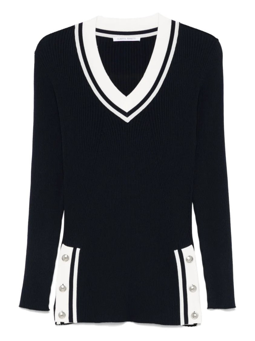 Alberta Ferretti Classic Knit Timeless Design Sweater