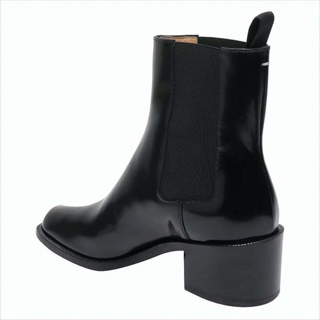 Maison Margiela Glossy Black Ankle Boots