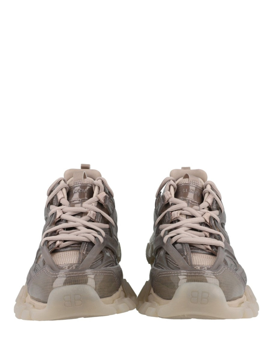 Balenciaga Chunky Low-Top Sneakers With Glossy Translucent Layers