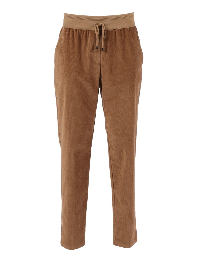 Lorena Antoniazzi Straight-Leg Cotton-Elastane Pants With Minimalist Design