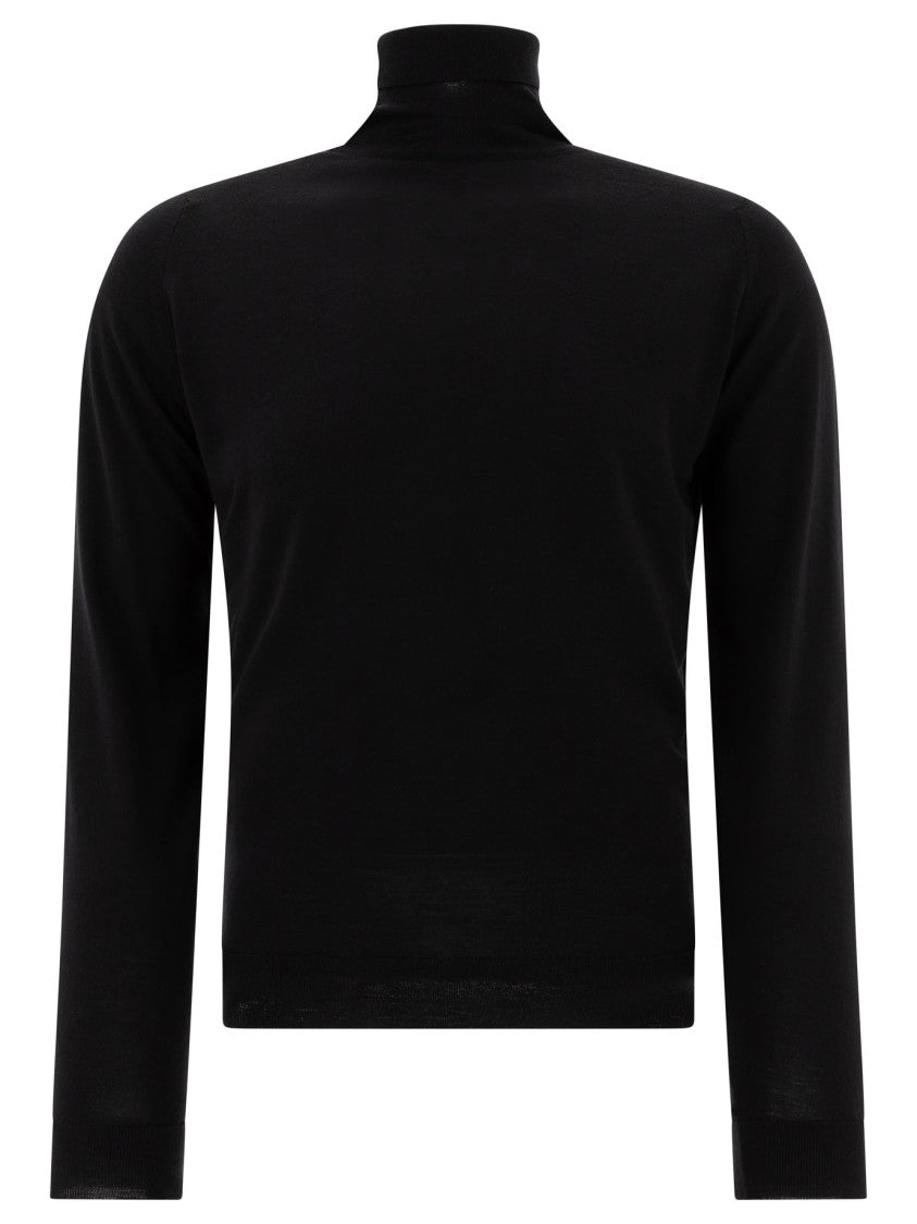 John Smedley Merino Wool "Cherwell" Turtleneck Sweater