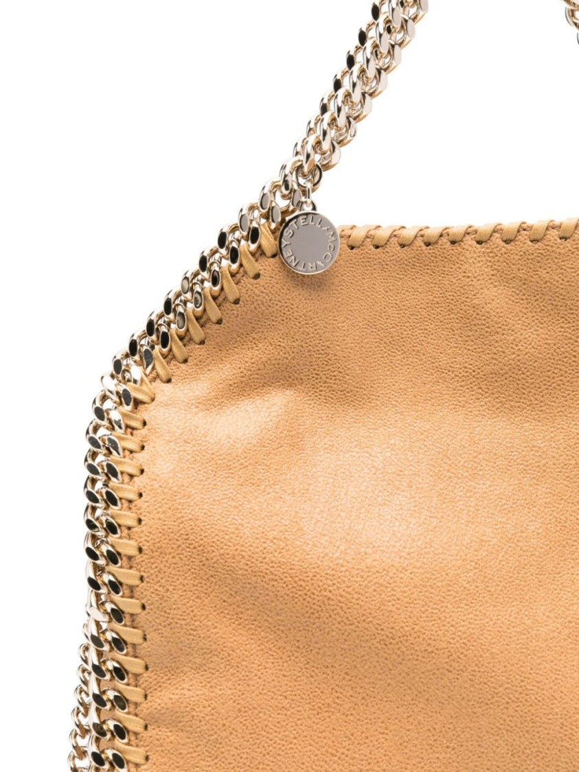 Stella Mccartney Geometric Brown Bag With Magnetic Fastening And Chain Strap