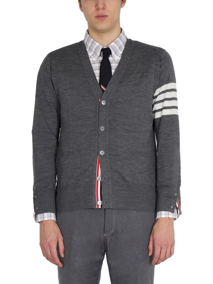 Thom Browne 4-Bar Cardigan