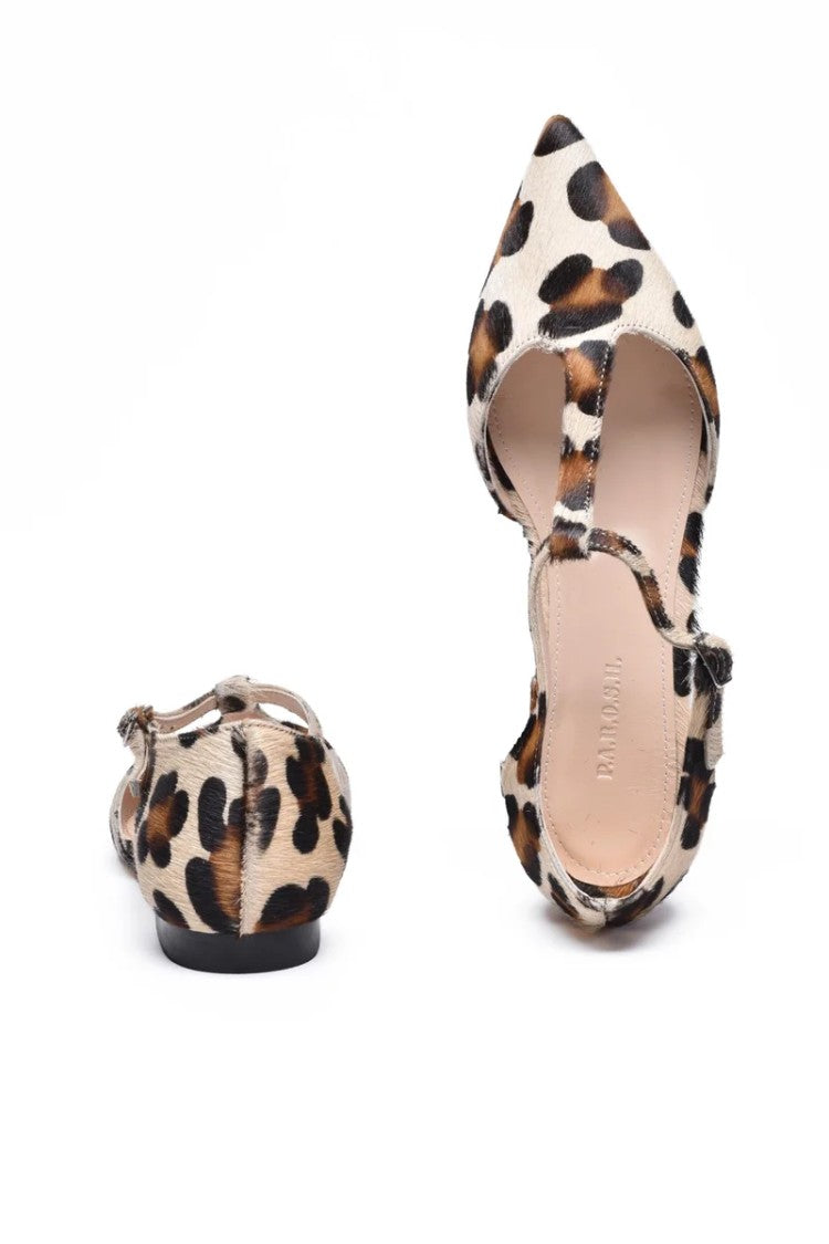 P.A.R.O.S.H. Pony Hair Ballerina - Beige