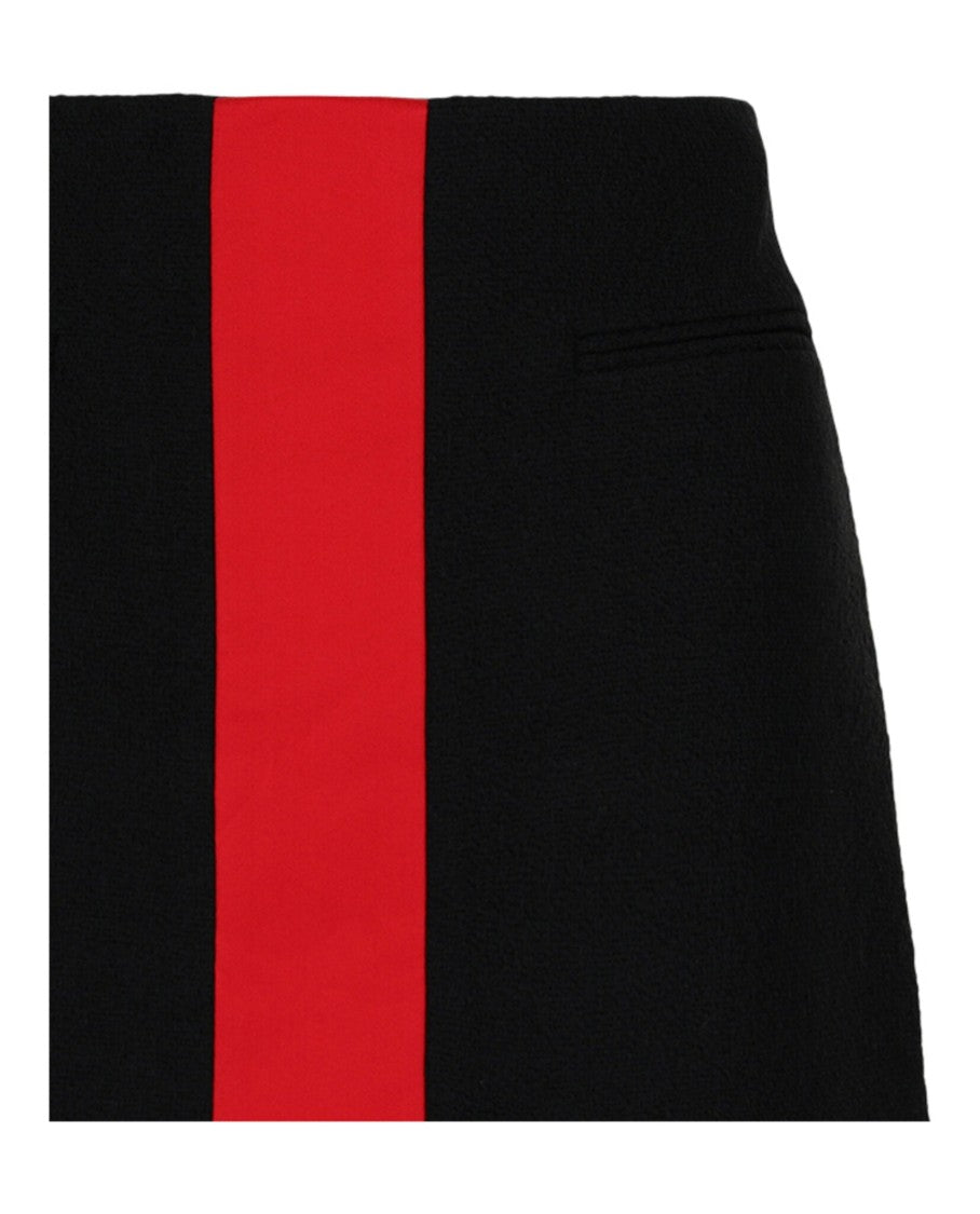 Ferragamo Contrasting-Panel Mini Skirt