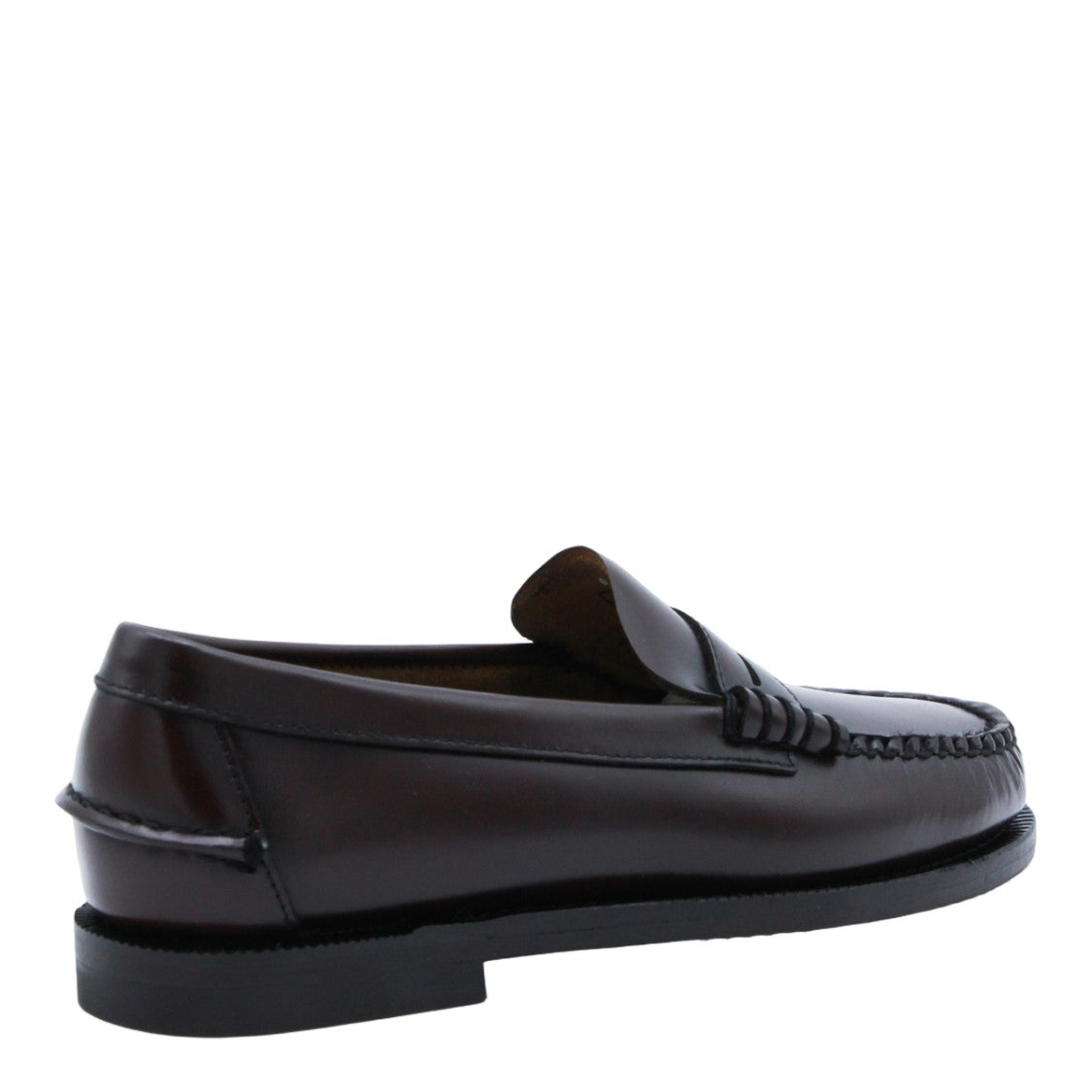Sebago Polished Leather Loafer Flats