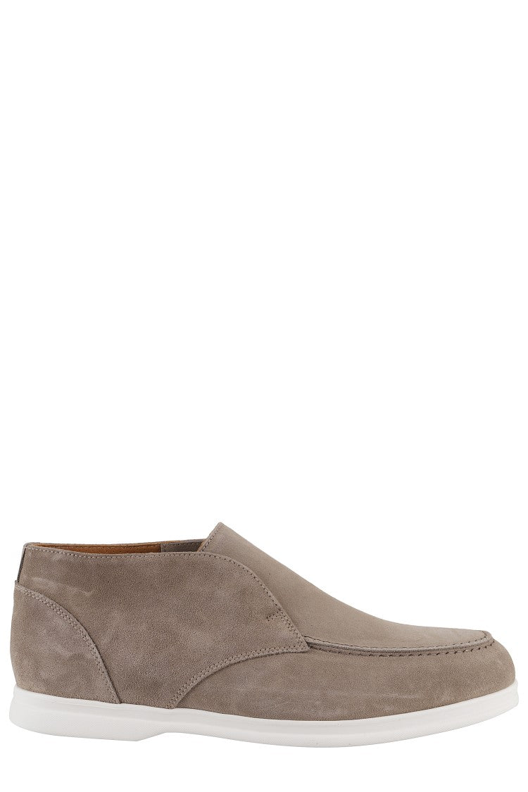 Doucal's Suede Desert Boots With Rubber Sole