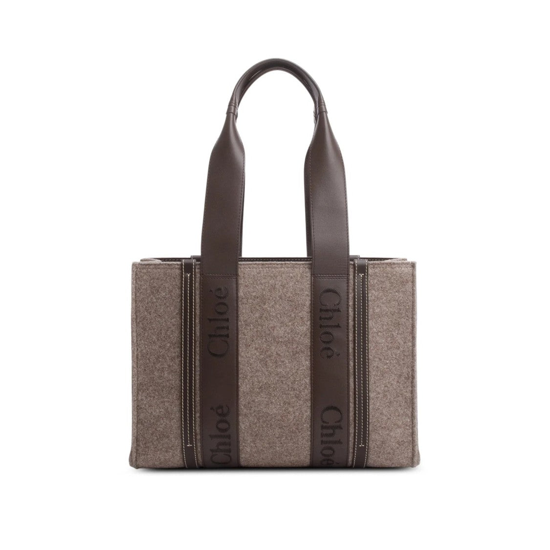 Chloé Chloé Woody Felt Medium Tote Bag