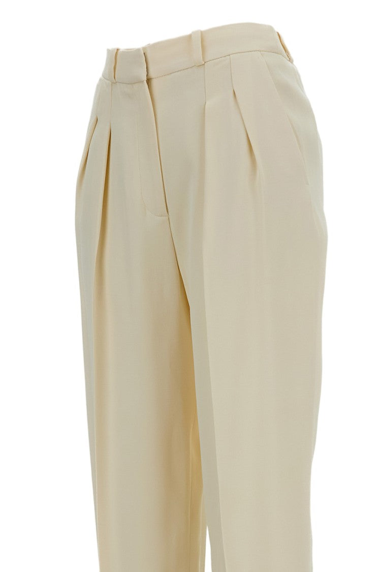 Loulou De Saison Pleated Tailored Trousers With Soft-Leg Silhouette
