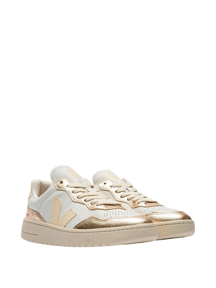 Veja Low-Top Sneaker With Metallic Accents And Signature Logo