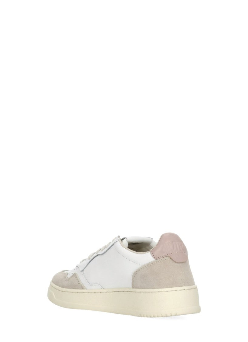 Autry White Medalist Low Leather Sneakers