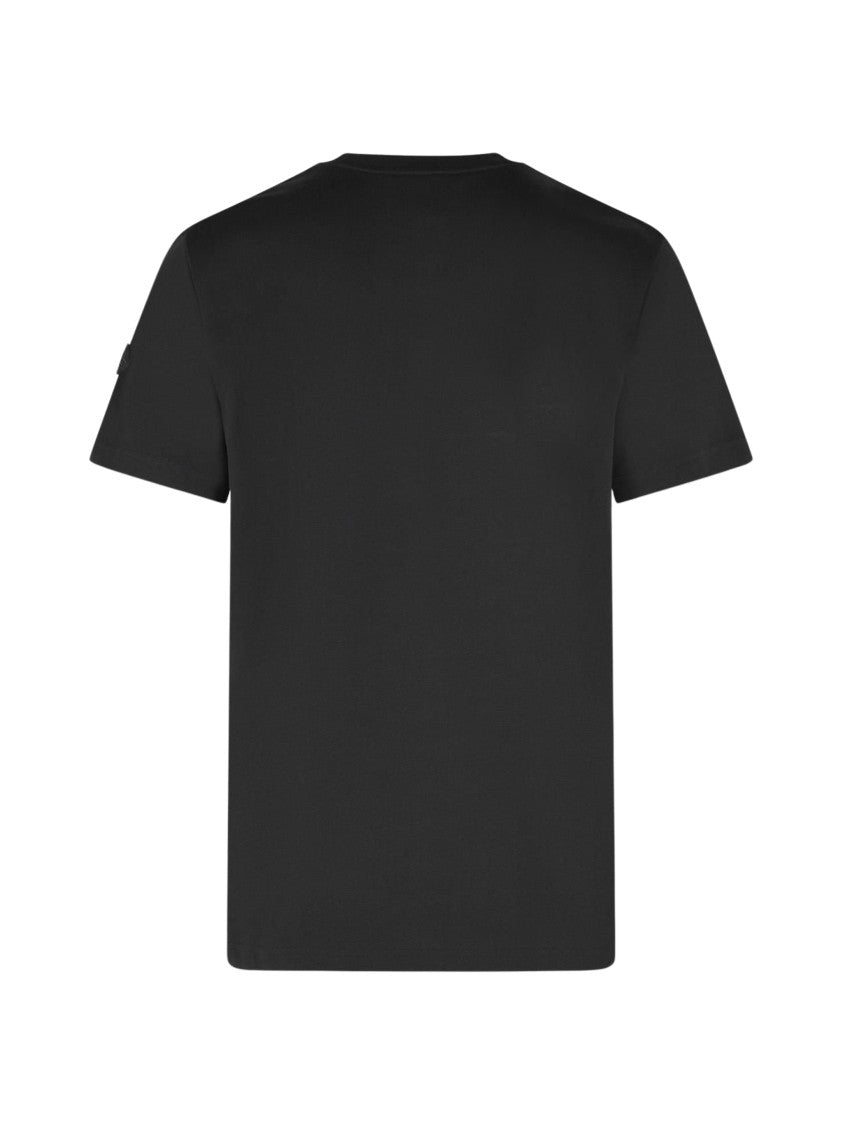 Moncler Ss Crew Neck Graphic Cotton T-Shirt