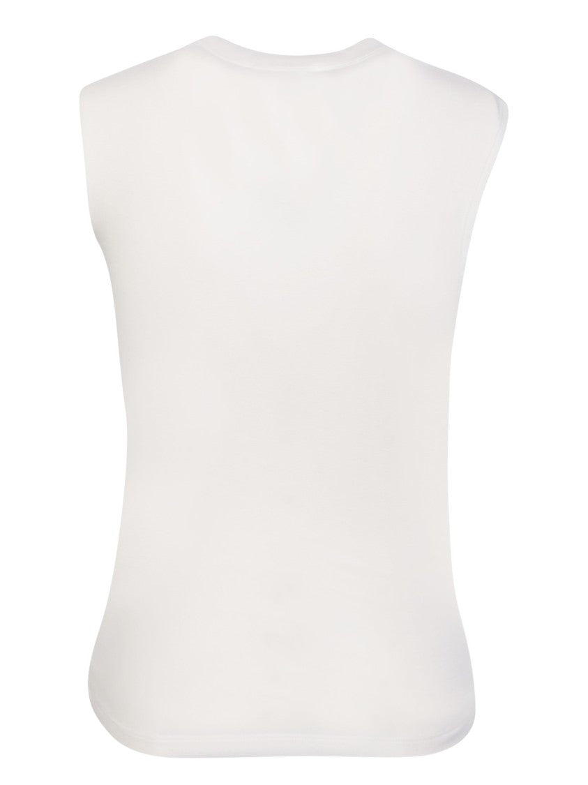 Ambush White Sleeveless Top