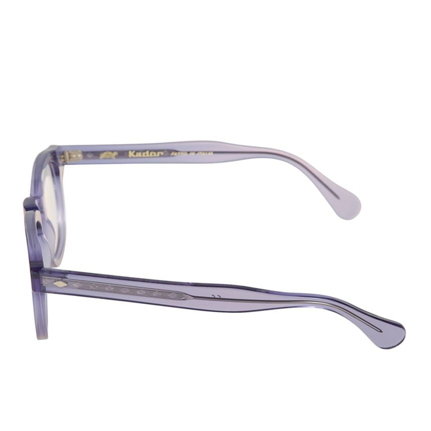 Kador Woody Cal 49 Translucent Lavender Rounded Square Eyeglasses