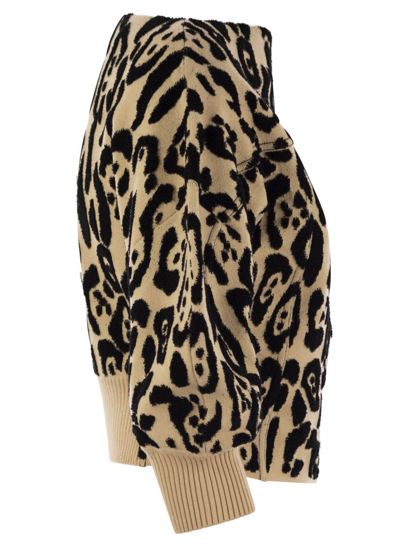 Sportmax Ice - Animal Jacquard Sweater