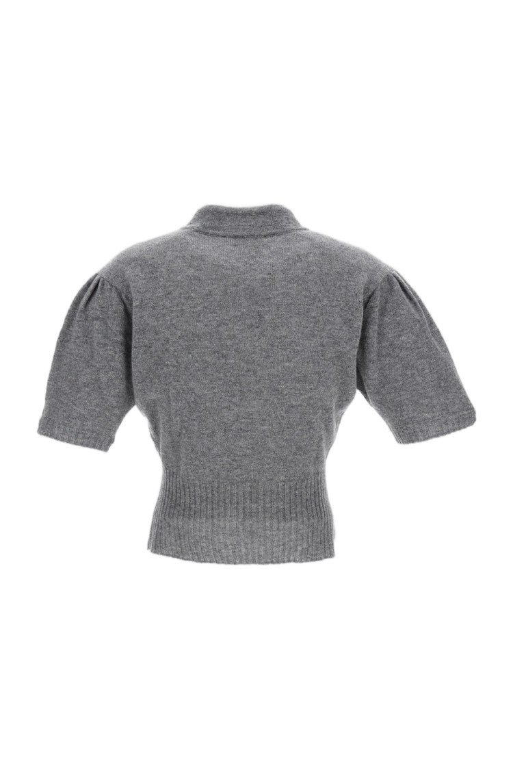 Simone Rocha Short-Sleeve Cashmere Knit