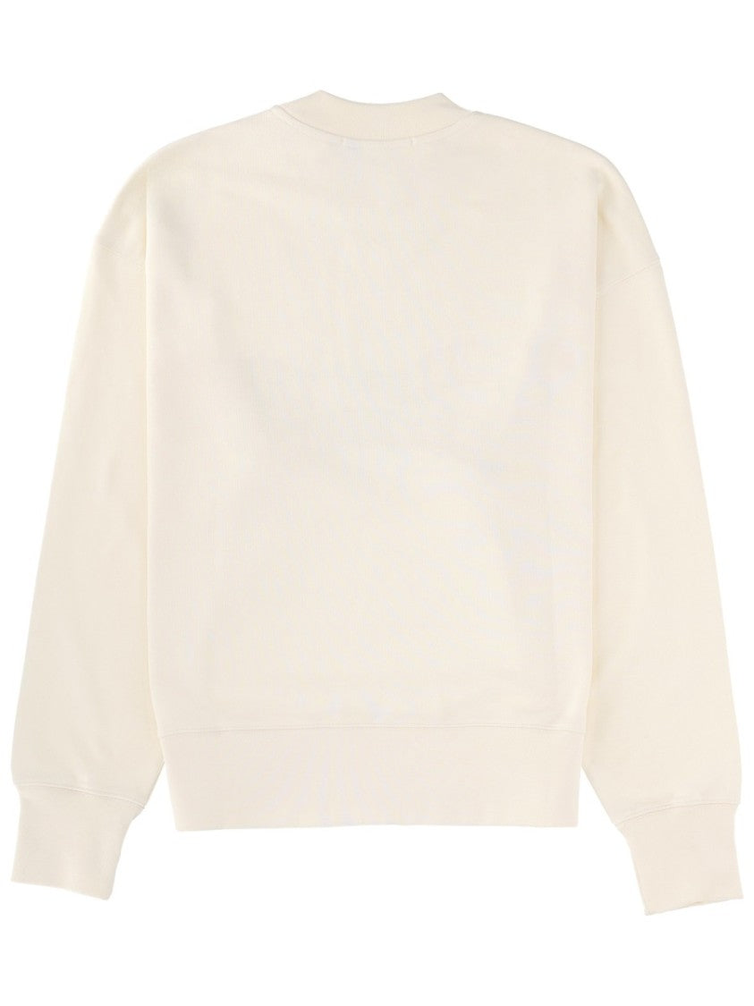 Msgm Black Cotton Follow The Rabbit Sweatshirt