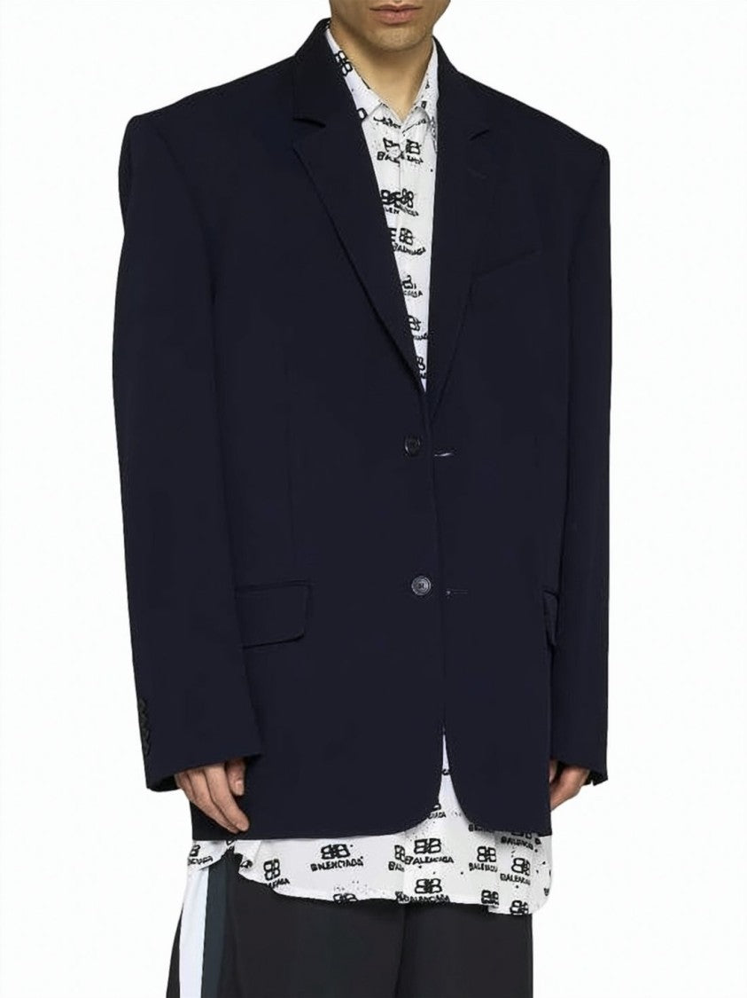 Balenciaga Structured Oversized Suit Jacket