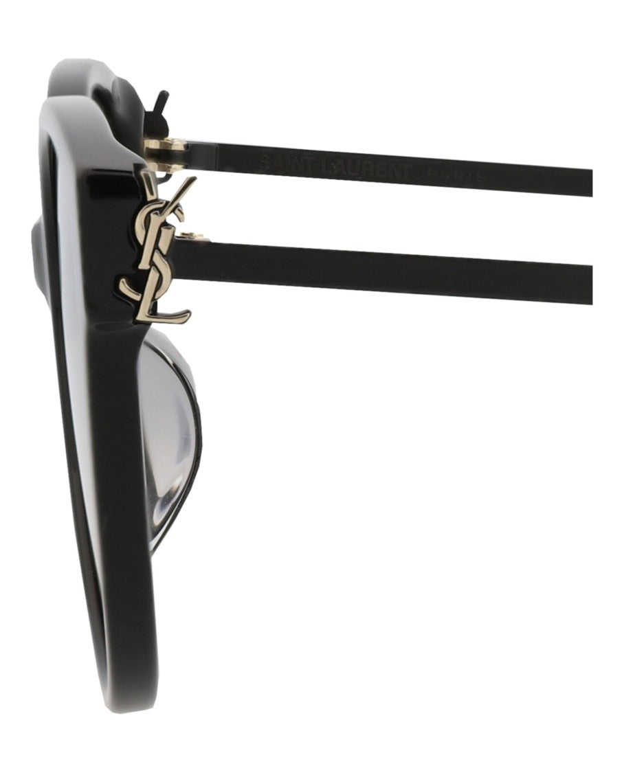 Saint Laurent Round-Frame Acetate Sunglasses