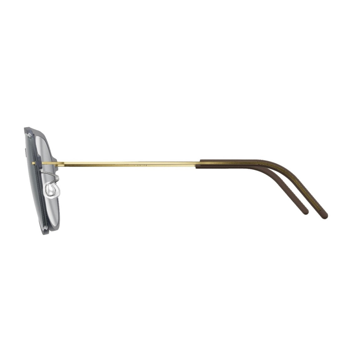 Lindberg Blue Matte  Acetate Sunglasses