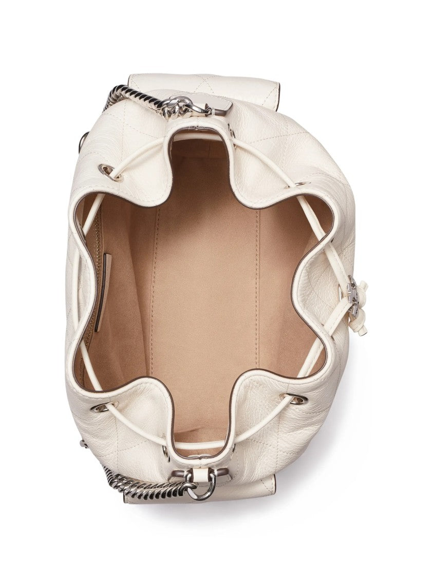 Tory Burch Quilted Leather Drawstring Shoulder Bag