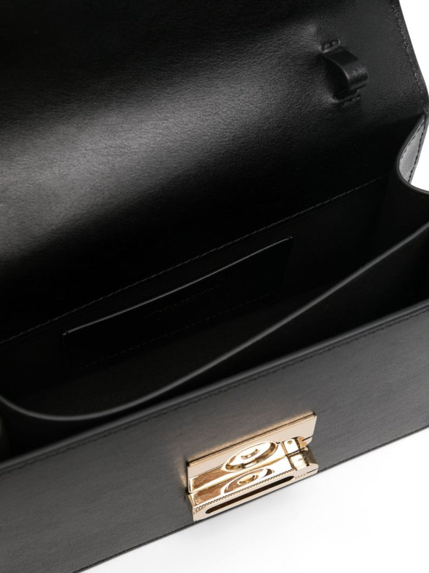 Victoria Beckham Foldover Magnetic Clasp Bag With Adjustable Strap