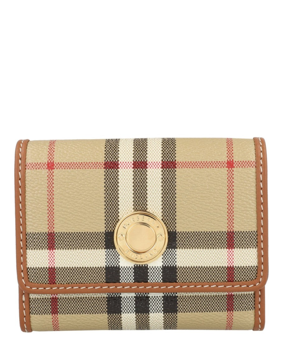 Burberry Lancaster Check Trifold Wallet