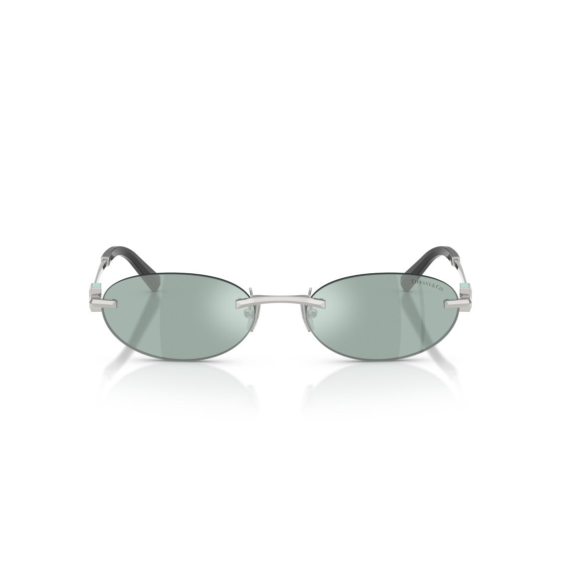 Tiffany & Co. Oval Lens Sunglasses With Sleek Metal Frame