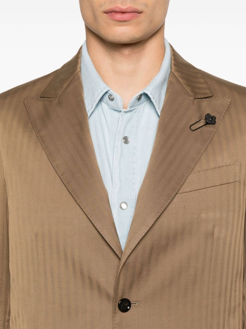 Lardini Tailored Cotton Dress With Subtle Detailing