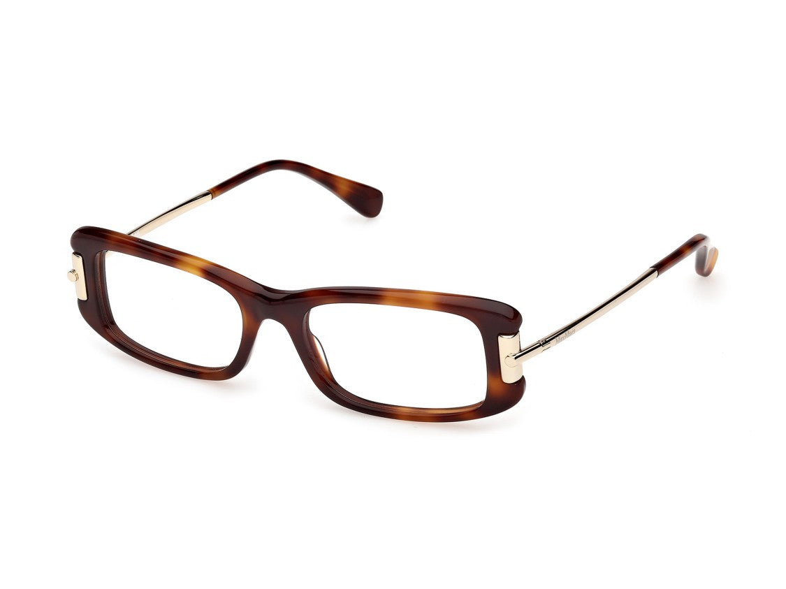 Max Mara Tortoiseshell Mm5224 Rectangular Acetate Sunglasses