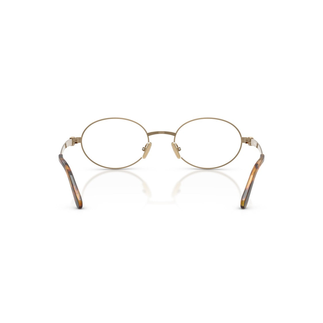 Miu Miu 0Mu 50Zv Delicate Oval Metal Frame Eyeglasses