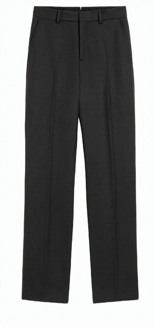 Ami Paris Straight-Leg Tailored Suit Pants With Design